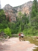 PICTURES/Sedona  West Fork Trail/t_Sharons Looking For The Road Sign.JPG